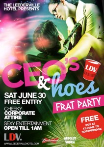 Thème de la soirée ? "Patrons et salopes"